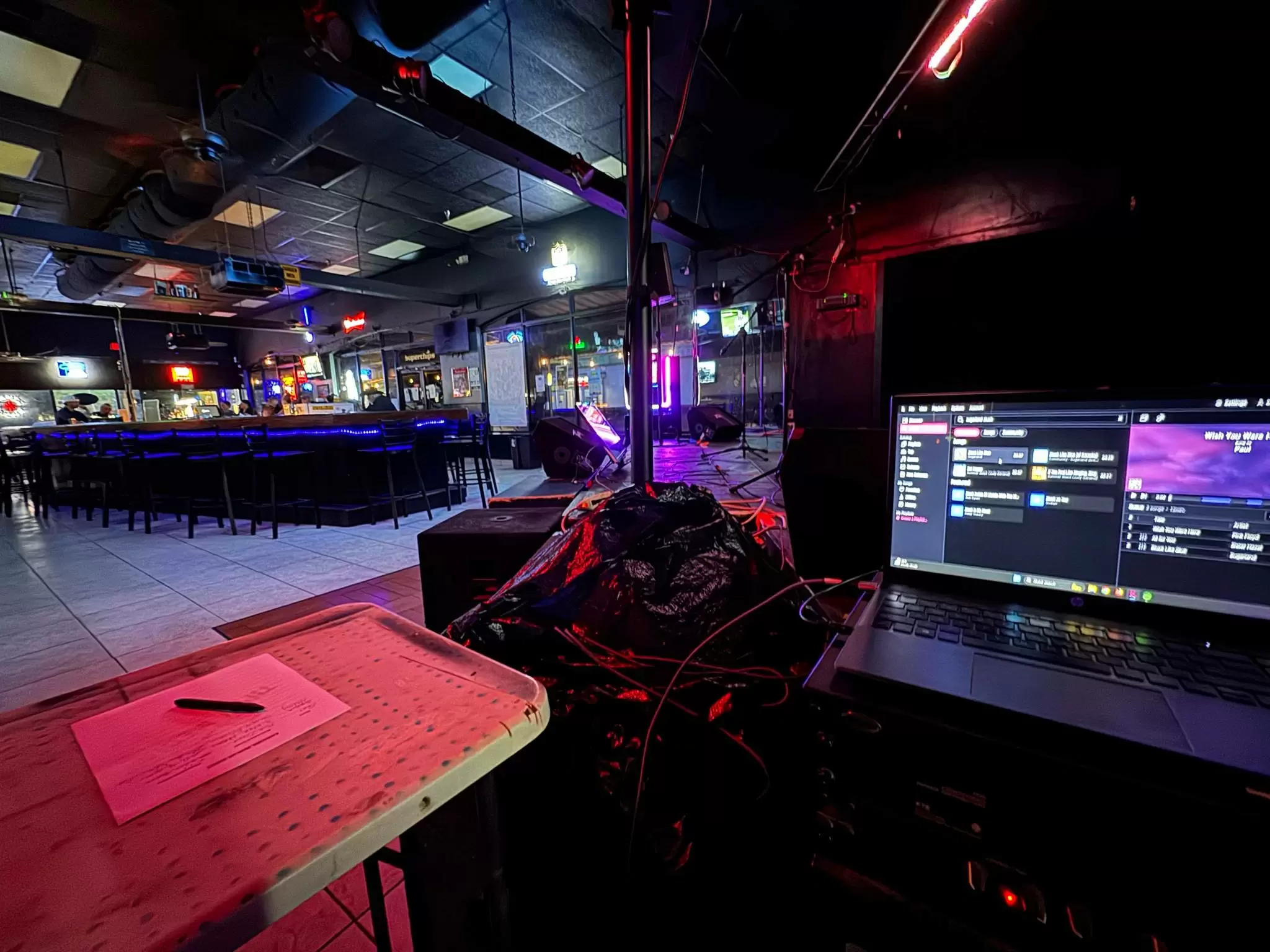 Karaoke services for Shovelhead Lounge in Longwood.